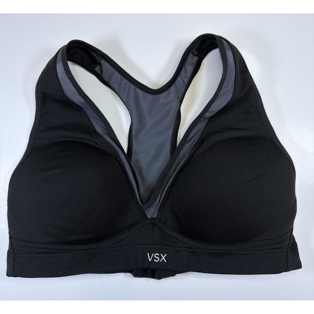 Victoria's Secret VSX Sexy Sport Sports Bra Womens 34B Black  Racerback Padded